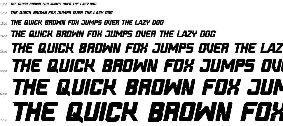 Fast Track font Şelale