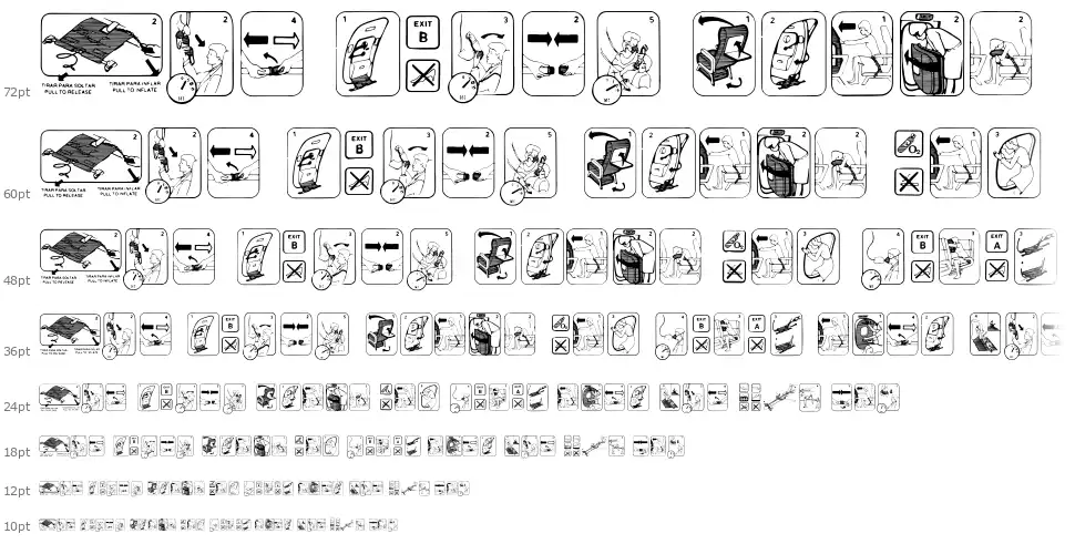 Fasten Your Seat Beltfont waterfall
