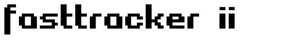 Fasttracker II шрифт