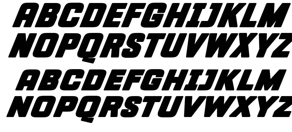 Fastup SC font specimens