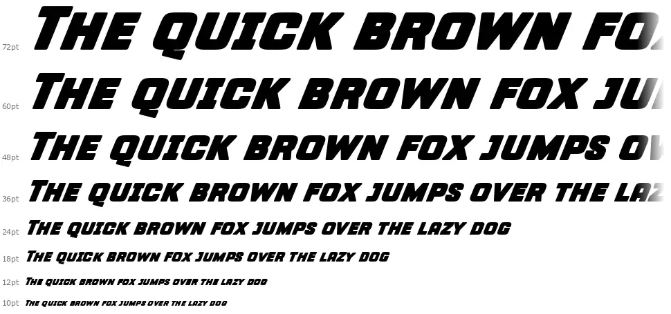 Fastup SC font Waterfall