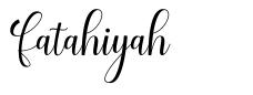 Fatahiyah 字形