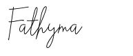 Fathyma font