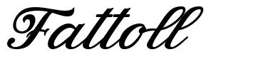 Fattoll шрифт
