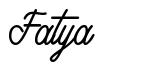 Fatya font