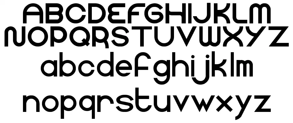 Faucet font specimens