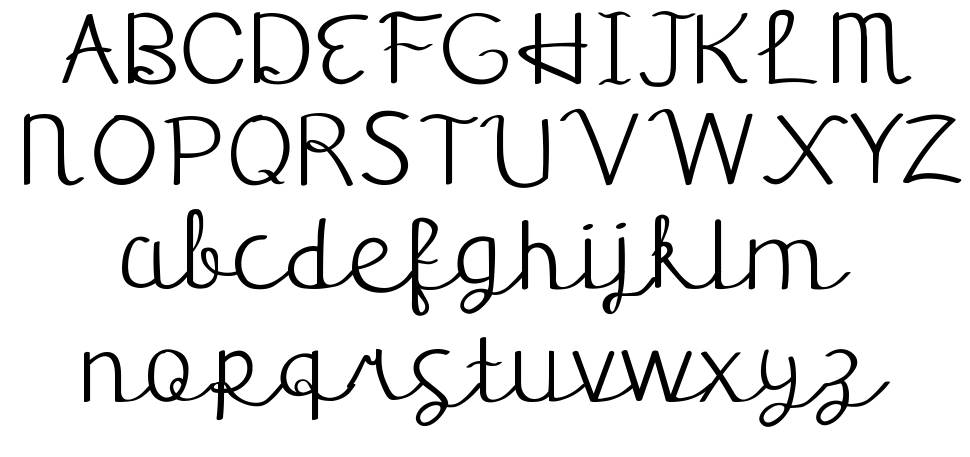 Fausta Script font specimens