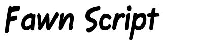 Fawn Script шрифт