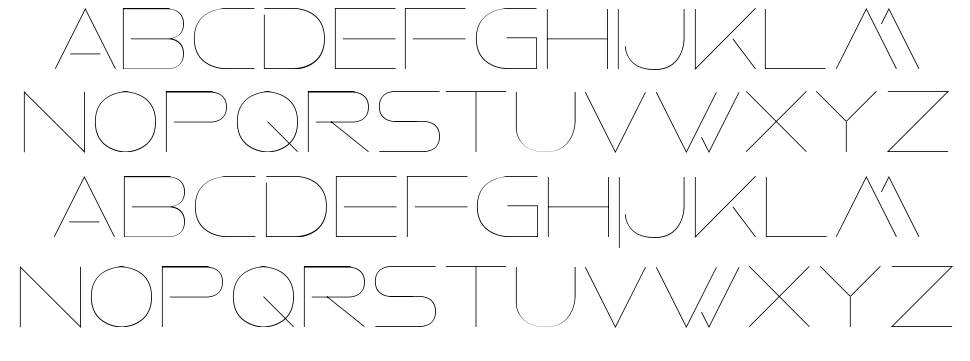 Faxine Sky font specimens