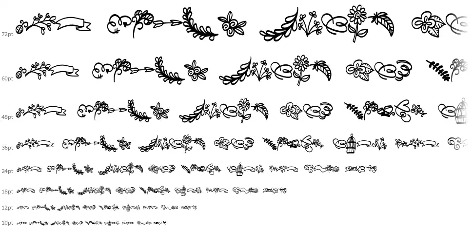 Fb Doodled font Şelale