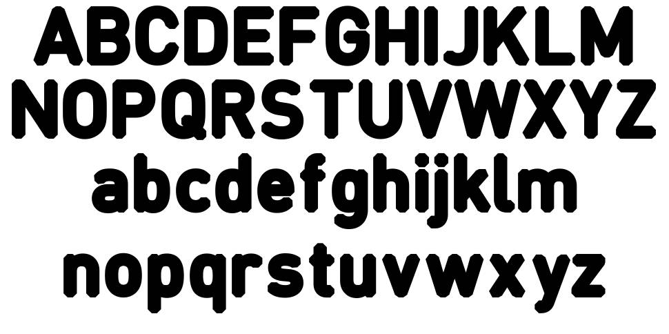 Fcraft font specimens