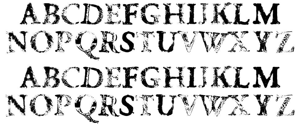 FD Carimboh font specimens