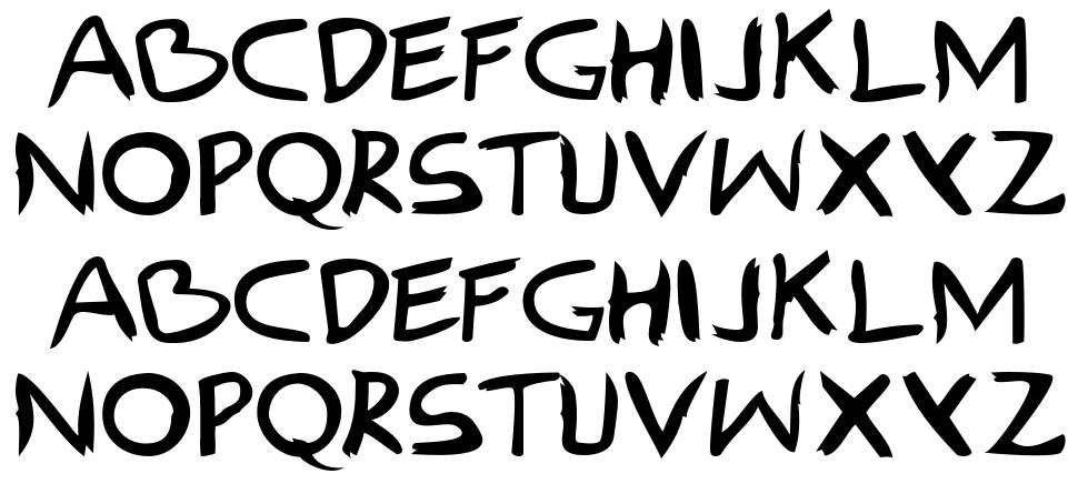 FD Ilhoscript font specimens