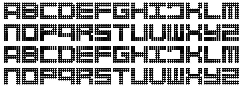 FD Spank font specimens