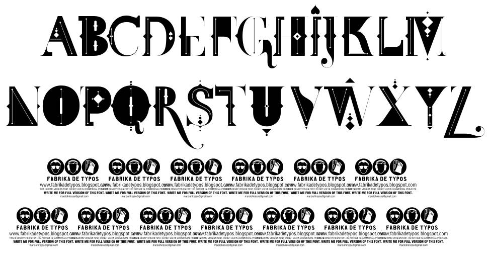 FDT Wonderland font specimens