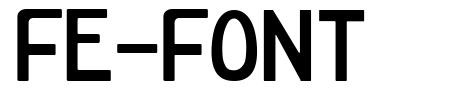FE-Font шрифт