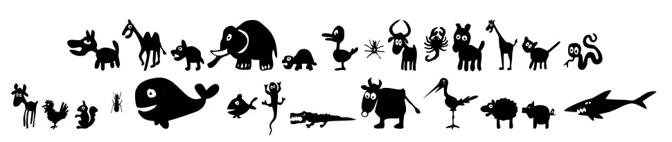FE Win Pets 2font specimens