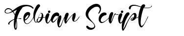 Febian Script font