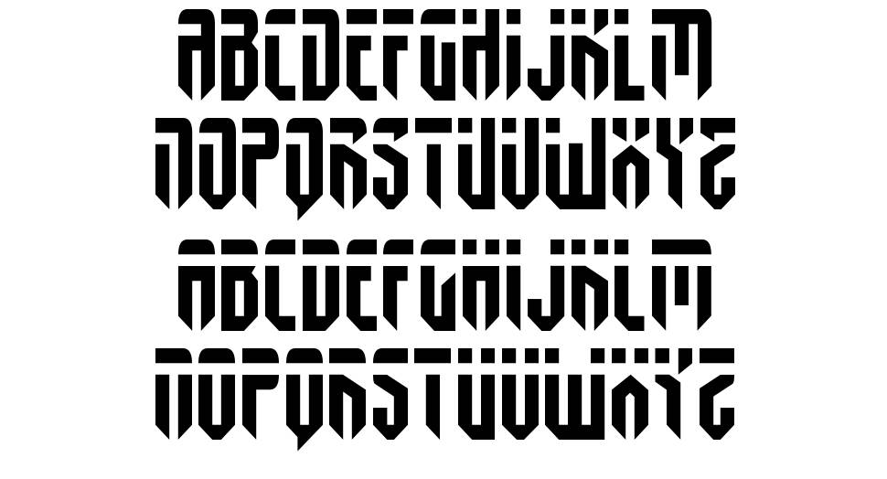 Fedyral フォント 標本