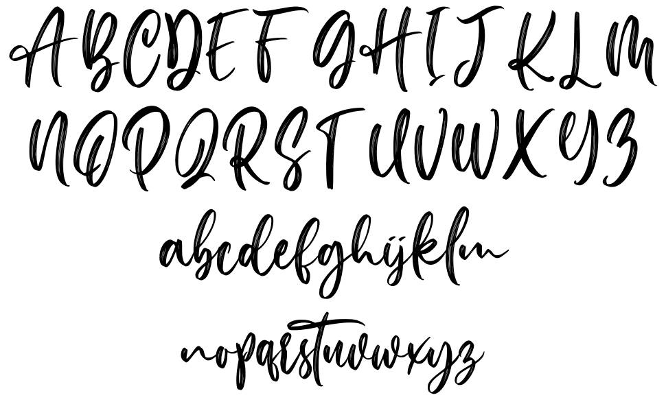 Feel Better schriftart vorschau