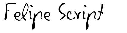 Felipe Script шрифт