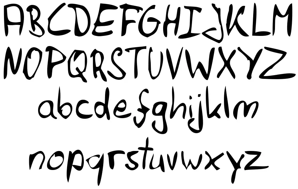 Felix Hand font specimens