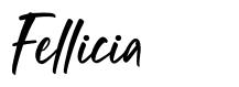 Fellicia font
