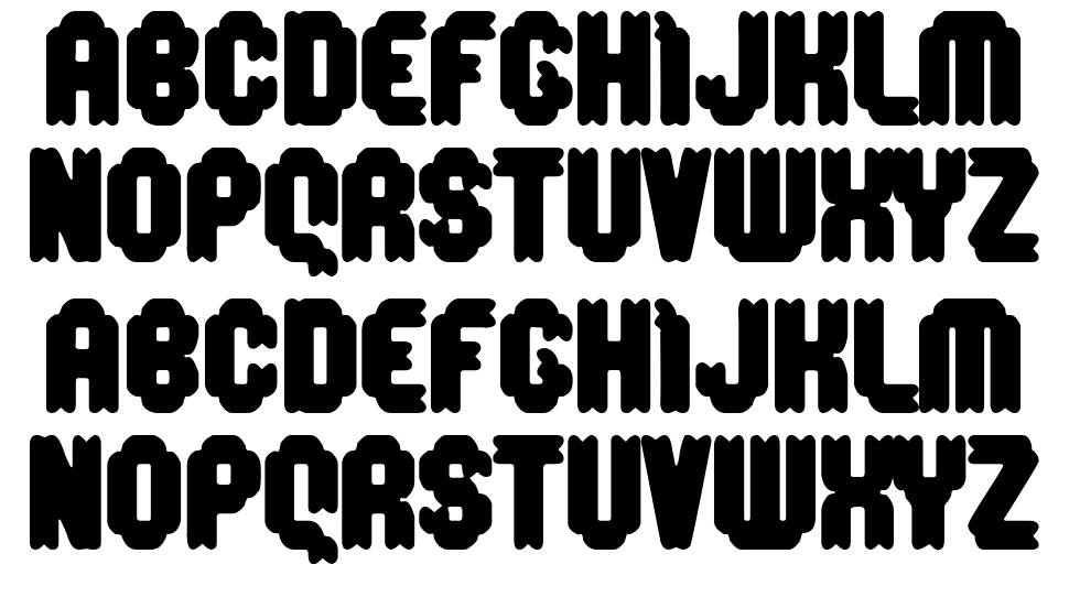 Fellini Club 字形 标本