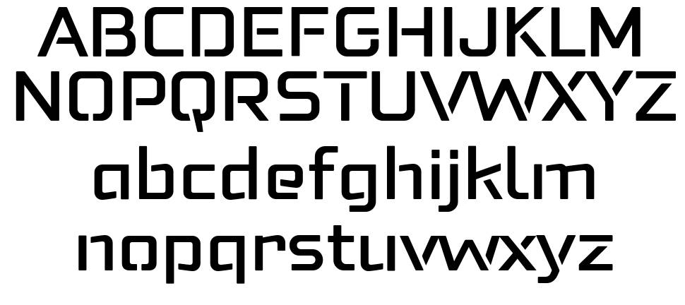 Felona st. 1 Medium 字形 标本