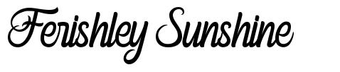Ferishley Sunshine шрифт