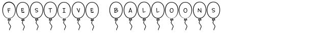 Festive Balloons