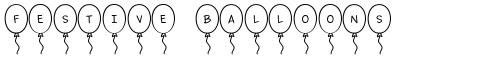 Festive Balloons