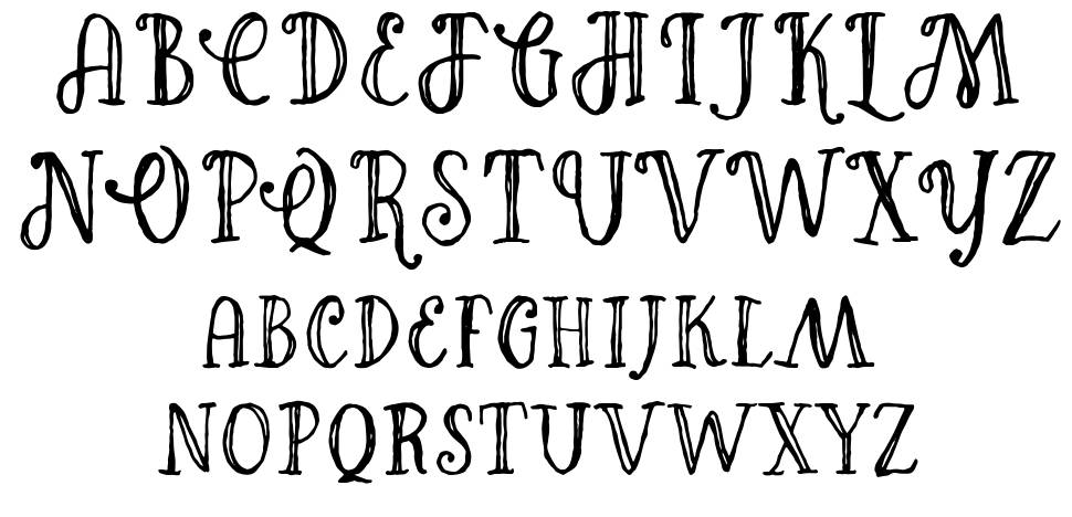 Fetani 字形 标本