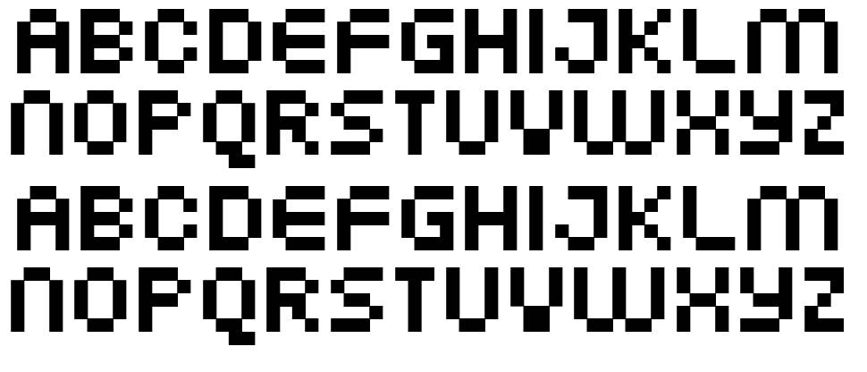 FFF Atlantis Condensed font Örnekler