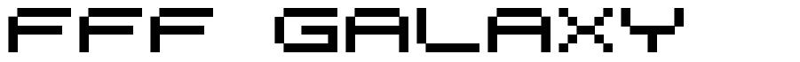 FFF Galaxy font
