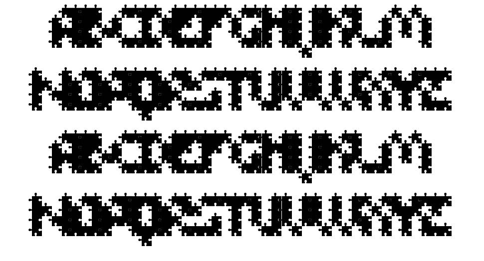 FFU Puzzle font Örnekler