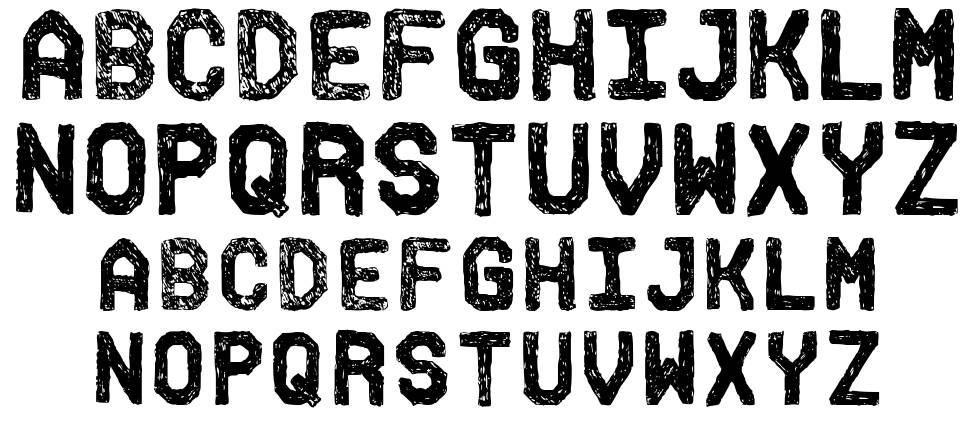 Fh Ink font specimens