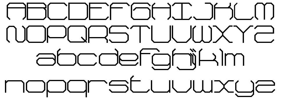 Fh Reverse font specimens