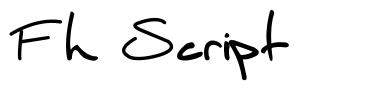 Fh Script font