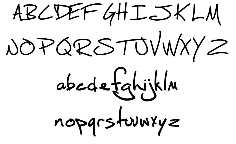 Fh Script font specimens