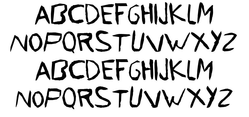 Fiado font Örnekler