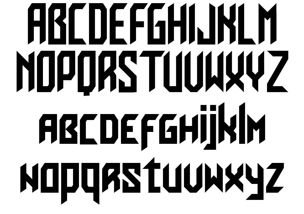 Fialiga font specimens