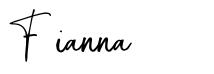 Fianna шрифт