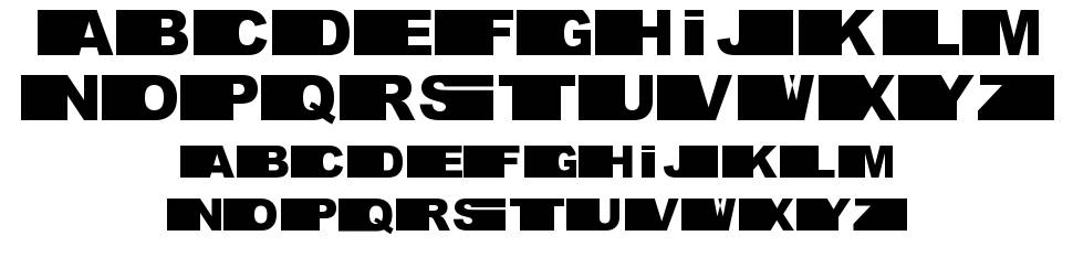 Fifth Avenue font specimens