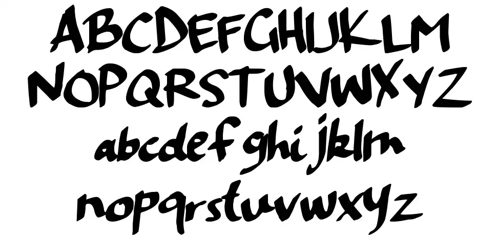 Fifty Shadows DTfont specimens