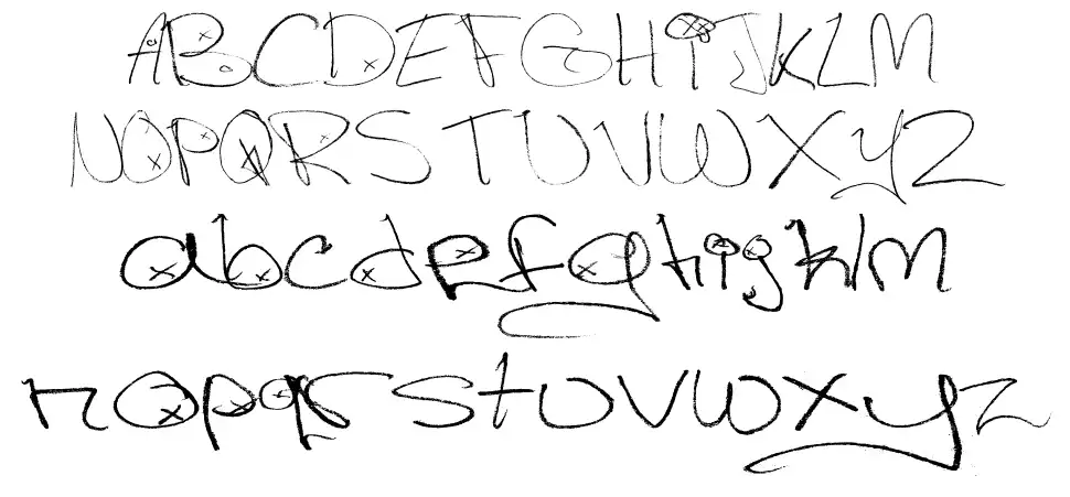 Figge Hand Stylefont specimens