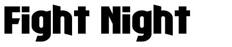 Fight Night font