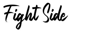 Fight Side font