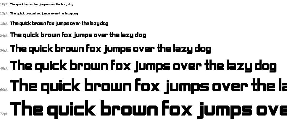 Fighting Force font Waterfall