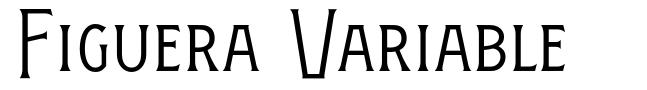 Figuera Variable font